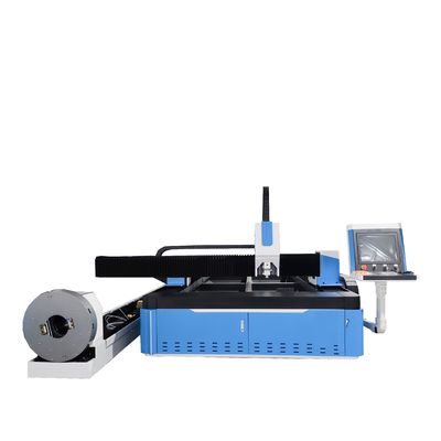 ด้วยท่อเหล็กหมุน 1530 เครื่องตัดเลเซอร์ CNC Raycus 6000W 12000W