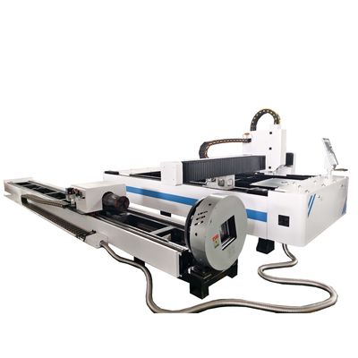 ด้วยท่อเหล็กหมุน 1530 เครื่องตัดเลเซอร์ CNC Raycus 6000W 12000W
