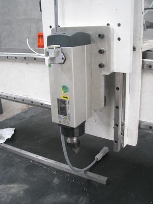 ชิ้นส่วนเครื่องจักร CNC ความแข็ง 6Kw HQD ER32 แกนหมุนอากาศเย็นไม้